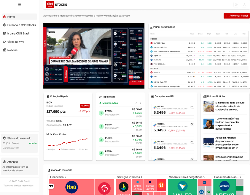 CNN Brasil Stocks Light